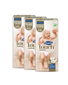 Drypers Touch XXL 36s x 3 packs (15+kg) 108pcs/box