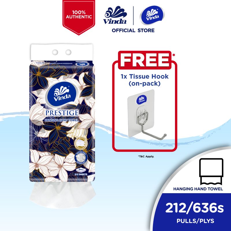 Vinda Prestige Hanging Hand Towel 3-ply (212s)