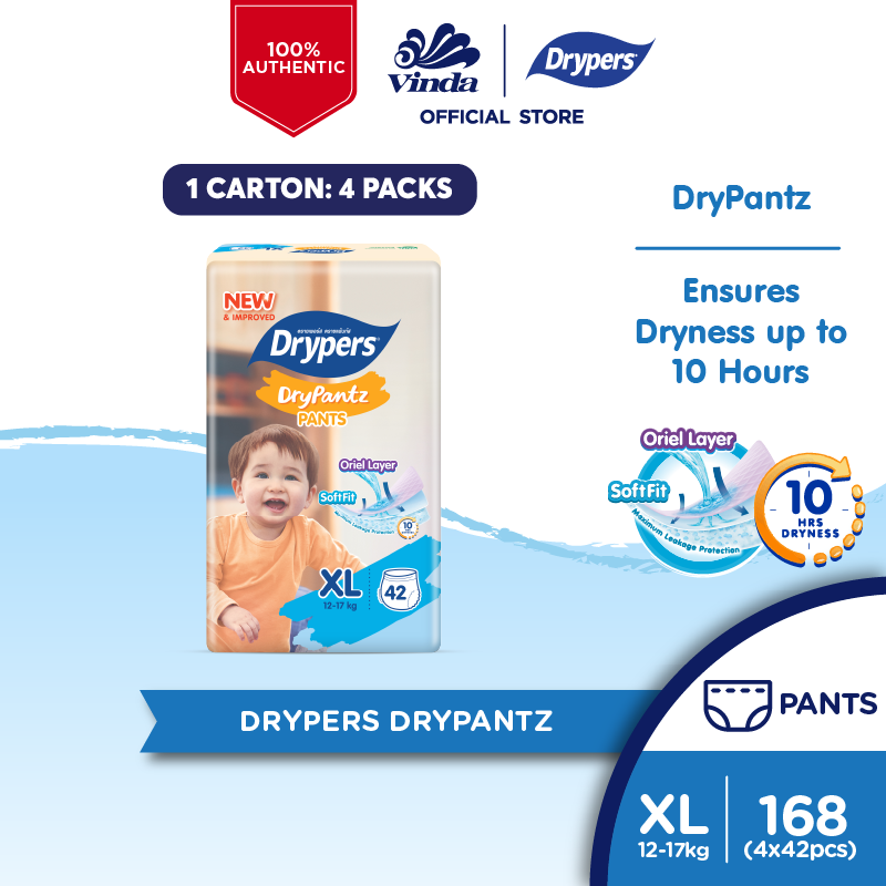 Drypers Drypantz XL (4x42s)