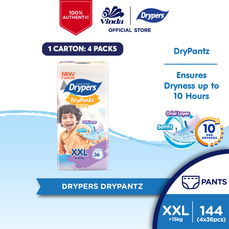 Drypers Drypantz XXL (4x36s)