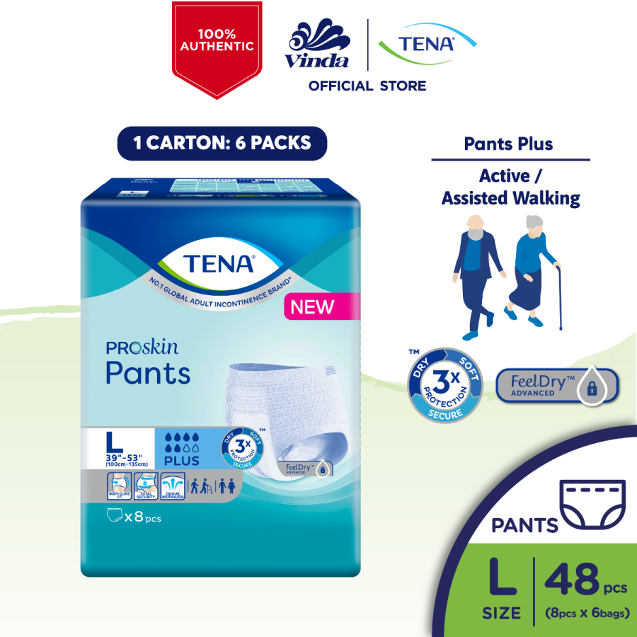 TENA PROskin Pants Plus L (6x8s)