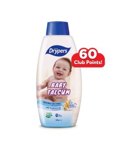 Drypers Baby Talcum Oat 500g x 2 bottles