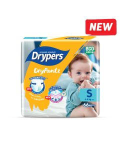 Drypers Drypantz S 66s x 3 packs (198pcs)