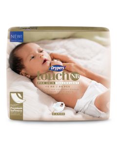 Drypers Touch NB 80s x 3 packs (240pcs)