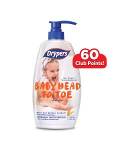 Drypers Baby Head to Toe - Oat Kernel 750ml