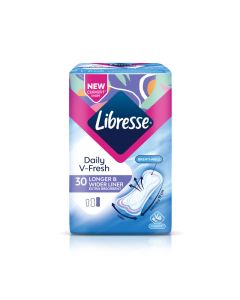 Libresse Longer & Wider Slim Panty Liner 30s