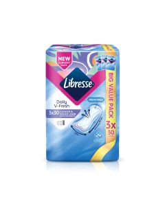 Libresse Longer & Wider Slim Panty Liner (3x30s)