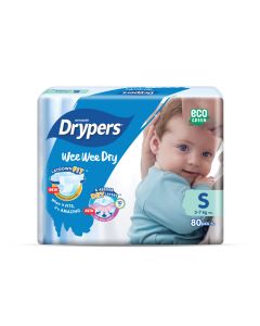 Drypers Wee Wee Dry S 80s x 4 packs (320pcs)